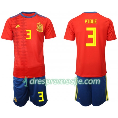 Španjolska Dres PIDUE 3 Dječji Domaći 2019 Kratkih Rukava Španjolska Dres PIDUE 3 Dječji Domaći 2019 Kratkih Rukava